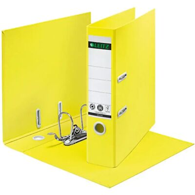 Leitz Raccolta Ad Anelli Recycle 180º A4 80 Mm Yellow One Size Leitz Raccolta Ad Anelli Recycle 180º A4 80 Mm Yellow One Size