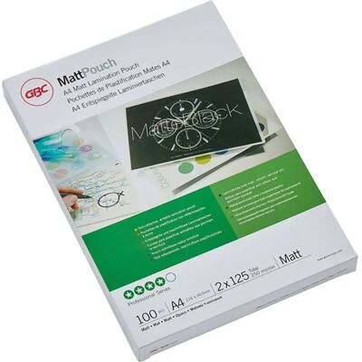 Gbc Buste Di Laminazione A Mat 2x125 Micron 216x303 Mm 100 Unità Gbc Buste Di Laminazione A Mat 2x125 Micron 216x303 Mm 100 Unità
