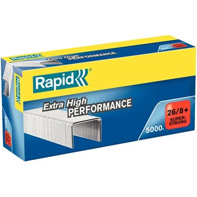 Rapid Graffette Zincate 26/8+ Mm X5000 Super Strong Grey One Size Rapid Graffette Zincate 26/8+ Mm X5000 Super Strong Grey One Size