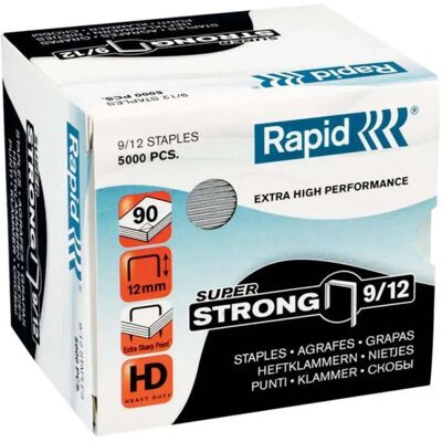 Rapid Graffette Zincate 9/12 Mm X5000 Super Strong Rapid Graffette Zincate 9/12 Mm X5000 Super Strong