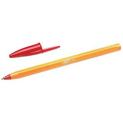 Bic Penna Orange Original Fine 20 Unità Red One Size Bic Penna Orange Original Fine 20 Unità Red One Size