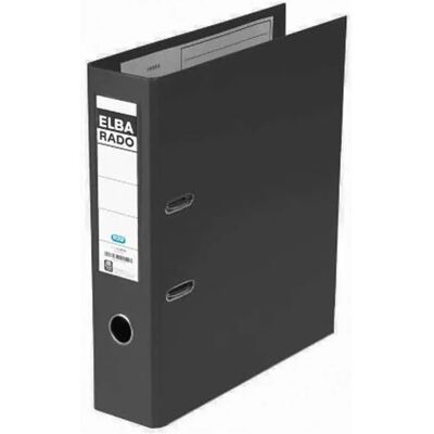 Elba Raccoglitore Ad Anelli Rado Con Copertina In Cartone Rigato Din A4 80 Mm Black One Size Elba Raccoglitore Ad Anelli Rado Con Copertina In Cartone Rigato Din A4 80 Mm Black One Size