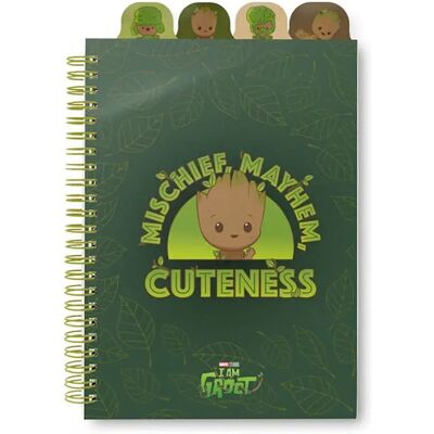 Grupo Erik Taccuino Marvel Groot A5 Multicolour One Size Grupo Erik Taccuino Marvel Groot A5 Multicolour One Size