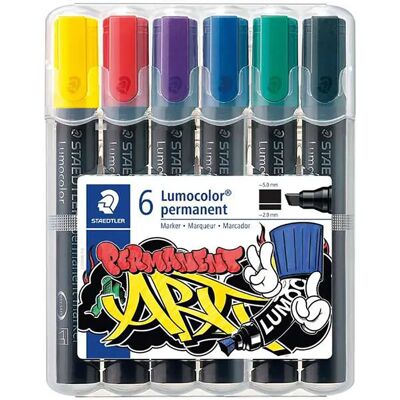 Staedtler Evidenziatore Lumocolor 350 Wp6-1 6 Unità Multicolor One Size Staedtler Evidenziatore Lumocolor 350 Wp6-1 6 Unità Multicolor One Size