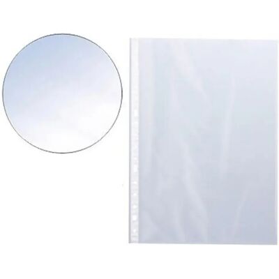 Q-connect Copertina Portadocumenti Multiforo Kf00311 A4 50mc 100u Clear One Size Q-connect Copertina Portadocumenti Multiforo Kf00311 A4 50mc 100u Clear One Size