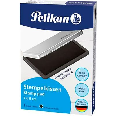 Pelikan Tampone Per Timbri Metallic Refillable Marker 7x11cm Black Black One Size Pelikan Tampone Per Timbri Metallic Refillable Marker 7x11cm Black Black One Size