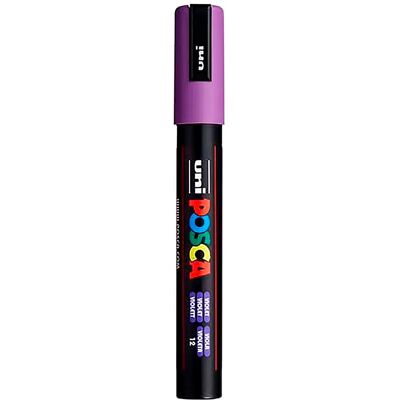 Uni-ball Pennarello 18253 Posca Medium Round Tip Purple 6 Unità Uni-ball Pennarello 18253 Posca Medium Round Tip Purple 6 Unità
