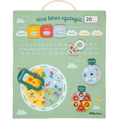 Lilliputiens Calendario Basco Lilliputiens Calendario Basco
