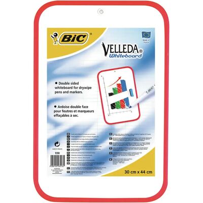 Bic Lavagna Magnetica Velleda White / Red One Size Bic Lavagna Magnetica Velleda White / Red One Size