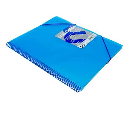 Grafoplas Cartella 20 Buste Maxiplás Blue One Size Grafoplas Cartella 20 Buste Maxiplás Blue One Size