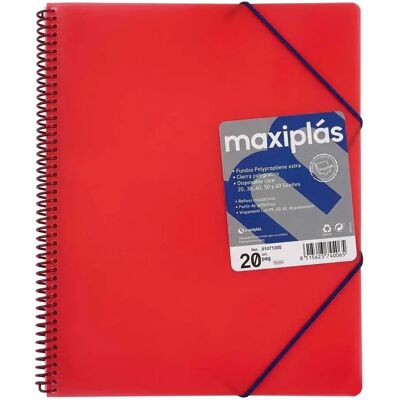 Grafoplas Cartella 30 Buste Maxiplás Red One Size Grafoplas Cartella 30 Buste Maxiplás Red One Size