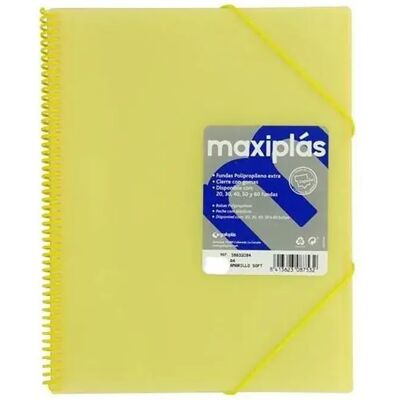 Grafoplas Cartella 30 Buste Maxiplás Soft Yellow One Size Grafoplas Cartella 30 Buste Maxiplás Soft Yellow One Size