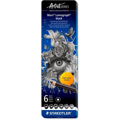 Staedtler Matita Mars Lumograph 100 G6 Multicolor One Size Staedtler Matita Mars Lumograph 100 G6 Multicolor One Size