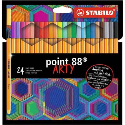STABILO Point 88 ARTY Fineliner Multicolore - Penna fineliner STABILO Point 88 ARTY Fineliner Multicolore - Penna fineliner