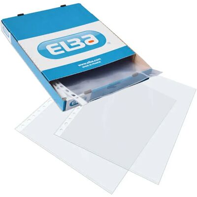 Elba Copertura Multiproforata Plastica Extra Pp 105µ Folio 100 Transparent One Size Elba Copertura Multiproforata Plastica Extra Pp 105µ Folio 100 Transparent One Size
