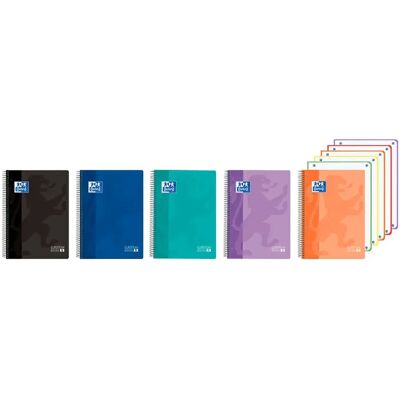 Oxford Quaderno A4+ 5x5 120 Sheets 5 Unità Multicolor One Size Oxford Quaderno A4+ 5x5 120 Sheets 5 Unità Multicolor One Size