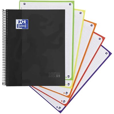 Oxford Quaderno School Classic Europeanbook A4+ 5x5 120 Sheets 5 Unità Multicolor One Size Oxford Quaderno School Classic Europeanbook A4+ 5x5 120 Sheets 5 Unità Multicolor One Size