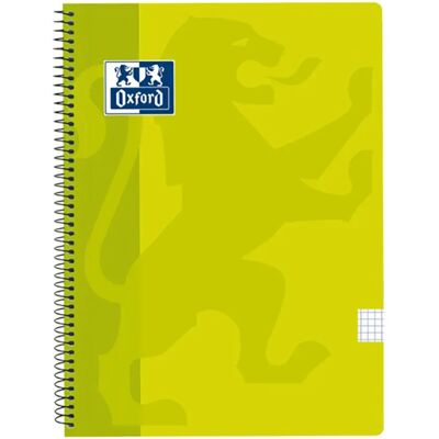Oxford Quaderno School Classic Folio 4x4 80 Sheets 5 Unità Lime Green One Size Oxford Quaderno School Classic Folio 4x4 80 Sheets 5 Unità Lime Green One Size