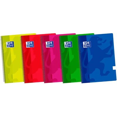 Oxford Quaderno School Classic Folio 80 Sheets 5 Unità Multicolor One Size Oxford Quaderno School Classic Folio 80 Sheets 5 Unità Multicolor One Size