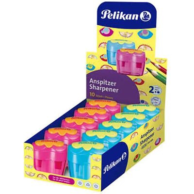 Pelikan Temperamatite Flower 2-hole 10 10 Unità Blue / Pink One Size Pelikan Temperamatite Flower 2-hole 10 10 Unità Blue / Pink One Size