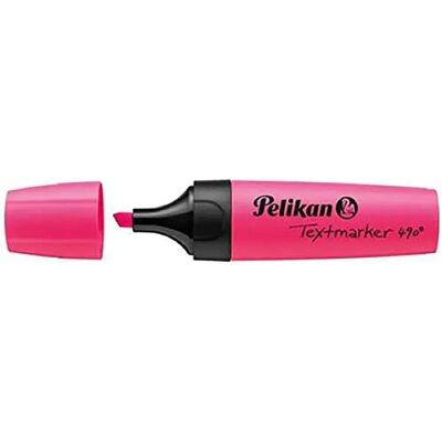 Pelikan Pennarello Textmarker 490 10 Unità Neon Pink One Size Pelikan Pennarello Textmarker 490 10 Unità Neon Pink One Size