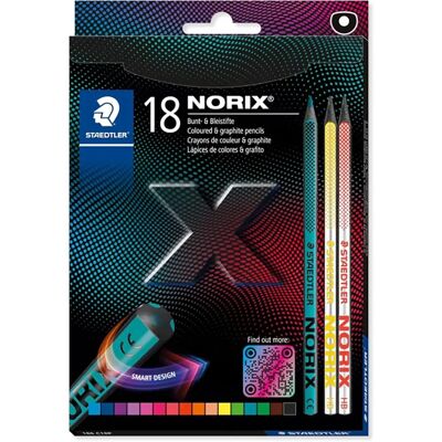 Staedtler Matita Norix 186 18 Multicolor One Size Staedtler Matita Norix 186 18 Multicolor One Size