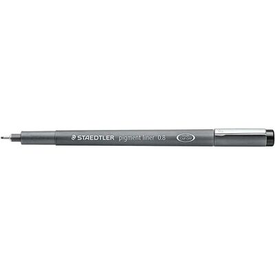 Staedtler Pennarello Pigment Liner 308 0.8mm 10 Unità Black One Size Staedtler Pennarello Pigment Liner 308 0.8mm 10 Unità Black One Size
