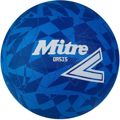 Mitre Palla Da Netball Oasis Blue / White 4 Mitre Palla Da Netball Oasis Blue / White 4