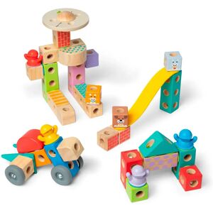 Melissa & Doug Gioco Di Costruzione Blockables Town 806012 Melissa & Doug Gioco Di Costruzione Blockables Town 806012