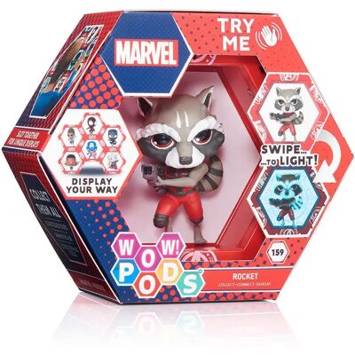 Marvel Wow! Figurina Rocket Raccoon Di Pod Multicolor 3-6 Anni Marvel Wow! Figurina Rocket Raccoon Di Pod Multicolor 3-6 Anni