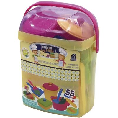 Tachan Set Da Cucina Menary 55 Pezzi Cubo Trasportabile Tachan Set Da Cucina Menary 55 Pezzi Cubo Trasportabile