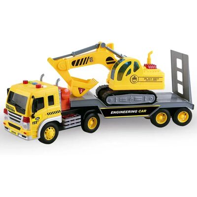 Tachan Camion Con Gru Luminosa E Sonora Eroi Della Strada 1:16 Tachan Camion Con Gru Luminosa E Sonora Eroi Della Strada 1:16