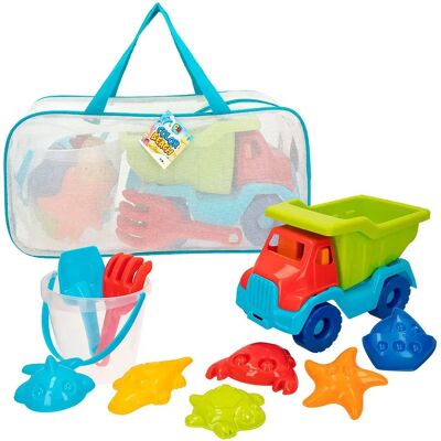 Colorbaby Camion Set Spiaggia Color Beach Con Accessori Multicolor One Size Colorbaby Camion Set Spiaggia Color Beach Con Accessori Multicolor One Size