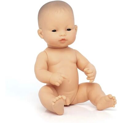 Bambola neonato asiatica Miniland 32 cm - Bambola - Riciclabile, Lavabile, Realizzata in Spagna, 12,6 Pollici Bambola neonato asiatica Miniland 32 cm - Bambola - Riciclabile, Lavabile, Realizzata in Spagna, 12,6 Pollici