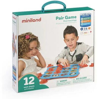 Miniland Gioco di Coppie - Apprendimento Precoce - Memoria e Riconoscimento Miniland Gioco di Coppie - Apprendimento Precoce - Memoria e Riconoscimento