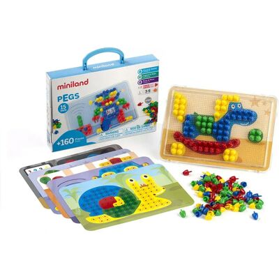 Miniland Scuola Elementare Pegs 15 Mm 160 Unità Miniland Scuola Elementare Pegs 15 Mm 160 Unità