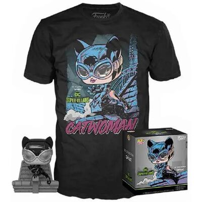 Funko E T-shirt A Maniche Corte Catwoman Funko E T-shirt A Maniche Corte Catwoman