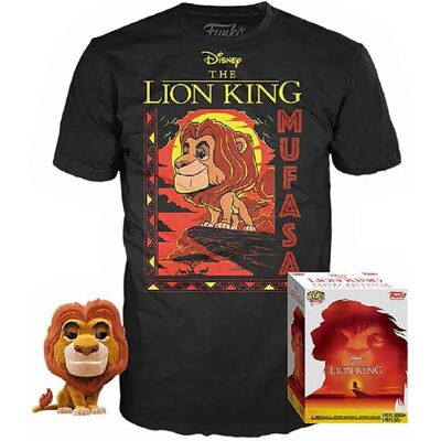 Set Funko Pop! Mufasa e Maglietta - Il Re Leone Set Funko Pop! Mufasa e Maglietta - Il Re Leone