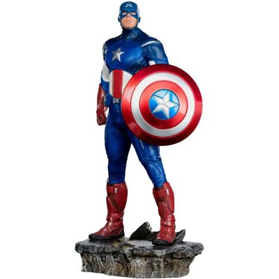 Marvel Modellino Art Scale Della Battaglia Di New York Degli Avengers Capitan America Marvel Modellino Art Scale Della Battaglia Di New York Degli Avengers Capitan America