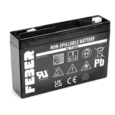 Feber Batteria 75 Ah 6 V Feber Batteria 75 Ah 6 V