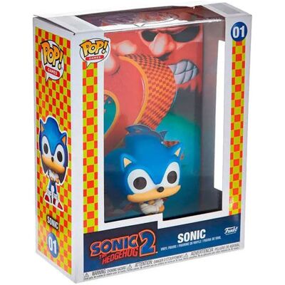 Funko Figura Esclusiva Della Copertina Del Gioco Di Sonic Funko Figura Esclusiva Della Copertina Del Gioco Di Sonic