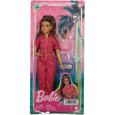 Barbie Bambola Con Tuta Rosa Day & Play Fashion Barbie Bambola Con Tuta Rosa Day & Play Fashion