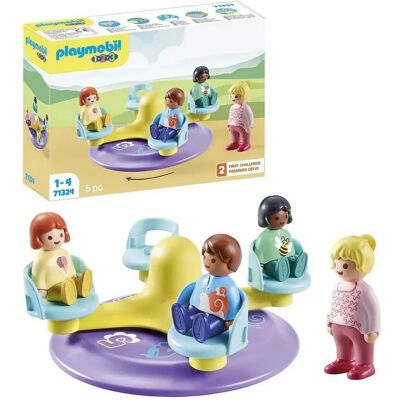 Playmobil 1.2.3 Gioco Di Costruzione Del Carosello Playmobil 1.2.3 Gioco Di Costruzione Del Carosello