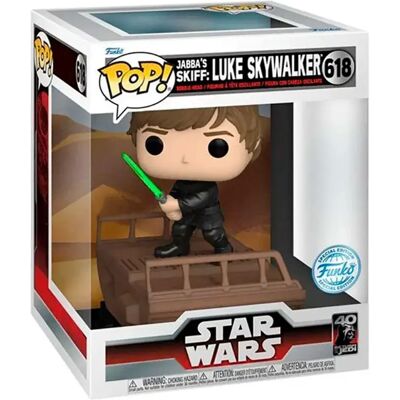 Funko Figura Esclusiva Di Luke Skywalker Star Wars Deluxe Funko Figura Esclusiva Di Luke Skywalker Star Wars Deluxe