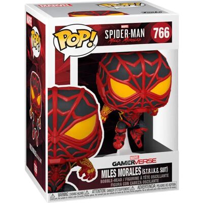 Funko Action Figure Di Miles Morales Con Costume S.t.r.i.k.e Spiderman Marvel Funko Action Figure Di Miles Morales Con Costume S.t.r.i.k.e Spiderman Marvel