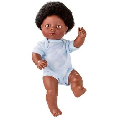 Berjuan Bambola Bambina Africana Neonata Con Vestiti 38 Cm Berjuan Bambola Bambina Africana Neonata Con Vestiti 38 Cm