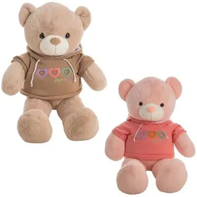 BigBuy Orso di Peluche Mati con Cappuccio 75 Cm - Orsetto BigBuy Orso di Peluche Mati con Cappuccio 75 Cm - Orsetto