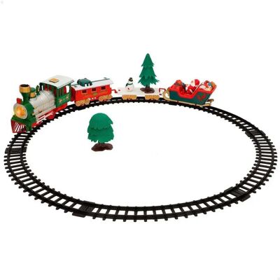 Colorbaby Treno Di Natale Con Luci E Suoni 91x44x30 Cm 20 Pezzi Multicolor One Size Colorbaby Treno Di Natale Con Luci E Suoni 91x44x30 Cm 20 Pezzi Multicolor One Size