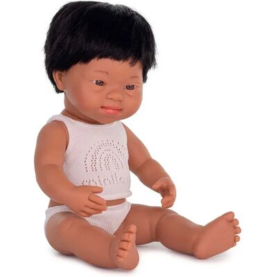 Miniland Bambola Latina Con Sindrome Di Down 38 Cm Miniland Bambola Latina Con Sindrome Di Down 38 Cm
