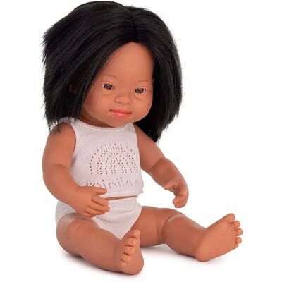 Miniland Bambola Latina Con Sindrome Di Down 38 Cm Miniland Bambola Latina Con Sindrome Di Down 38 Cm